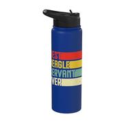 Best Beagle Servant Ever Vintage Beagle Love Stainless Steel Insulated Water Bottle