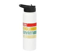Best Beagle Servant Ever Vintage Beagle Love Stainless Steel Insulated Water Bottle