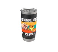 Best Bearded Dragon Mom Ever Vintage Gecko Reptile Lizard Stainless Steel Insulated Tumbler