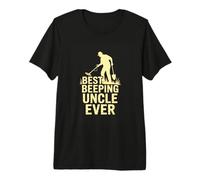 Best Beeping Uncle Ever Metal Detecting Hunter Premium T-Shirt