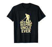 Best Beeping Uncle Ever Metal Detecting Hunter T-Shirt