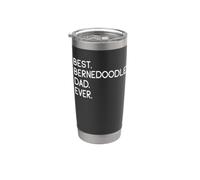 Best Bernedoodle Dad Ever Berner Mountain Poo Stainless Steel Insulated Tumbler