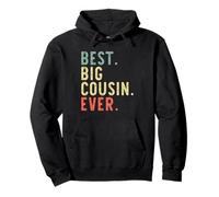 Best Big Cousin Ever Funny Vintage Retro Pullover Hoodie