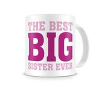 "Best Big Sister Ever" Mug - Big Sister Mug / Present / Gift - Funny / Novelty / Humour / Cheeky / Joke - Mug For Sister / Mug For Big Sister / Gift For Sister / Sister Birthday Gifts (Multi)