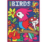 Best Birds Coloring Book For Kids 4-8 Years Old: Beautiful Birds Coloring Book For Kids 50 unique bird Images from all around the world