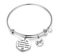 Best Bitches Friend Bracelet You're My Favorite Bitch to Bitch About Bitches with Expandable Bangle Maid of Honor Gift (Bitches With)
