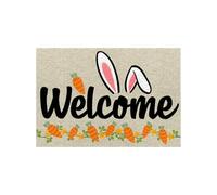 Best Blankets And Throws Easter Doormat Cute Soft Easter Rug Happy Welcome Floormat Decorative For Party Daily For Door Warm Throw Blankets Adults (D, 40x60cm)