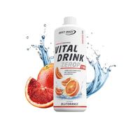 Best Body Nutrition Vital Drink ZEROP® - Blood Orange, Sugar-Free Beverage Concentrate, 1:80 Makes 80 Litres of Ready-To-Drink, 1000 ml