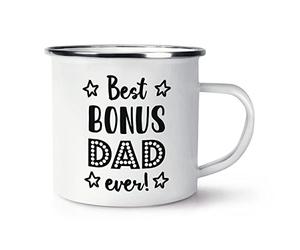Best Bonus Dad Ever Enamel Mug Cup
