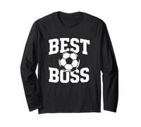 Best Boss Soccer Coach Team Leader Manager Long Sleeve T-Shirt