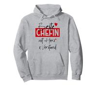 Best Boss with Heart and Mind - Colleagues Gift Thank You Pullover Hoodie
