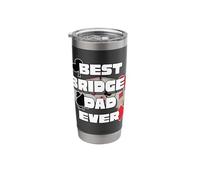 Best Bridge Dad Ever Bridge Player Card Game Player Stainless Steel Insulated Tumbler