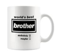 Best Brother Mug - Music Lover Mug - Coffee Cup -Secret Santa Gift - Definitely Maybe- Gift for him - Oasis Fan - Funny Mug