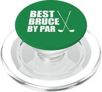 Best Bruce By Par Golfer Name Pun PopSockets PopGrip for MagSafe
