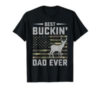 Best Buckin Dad Ever Fathers Day Hunting for Hunter Dad Value Graphic T-Shirt