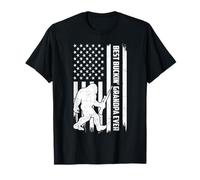 Best Buckin' Grandpa Ever Bigfoot Sasquatch Deer Hunting T-Shirt