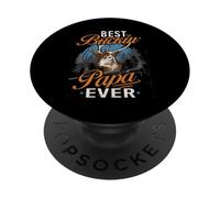 Best Buckin Papa Best Papa Ever Gifts Funny Deer Hunter PopSockets Adhesive PopGrip