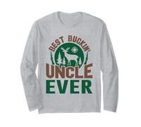 Best Buckin' Uncle Ever Deer Hunting Hunter Long Sleeve T-Shirt