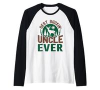 Best Buckin' Uncle Ever Deer Hunting Hunter Raglan Baseball Tee