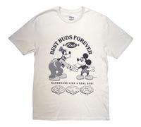 Best Buds Forever Club Mickey Mouse T-Shirt Disney Natural XXL