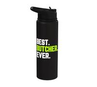 Best Butcher Ever Funny Quote Gift Stainless Steel Insulated Water Bottle