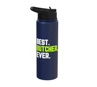 Best Butcher Ever Funny Quote Gift Stainless Steel Insulated Water Bottle