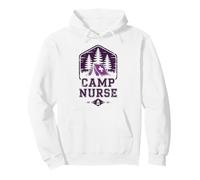Best CAMP NURSE Nursing School Camping Staff Crew Chaos Pullover Hoodie