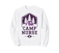 Best CAMP NURSE Nursing School Camping Staff Crew Chaos Sweatshirt