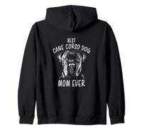 Best Cane Corso Dog Mom Ever Dog Holder Cane Corso Zip Hoodie