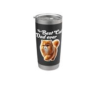 Best Cat Dad Ever - Persian Cat Stainless Steel Insulated Tumbler