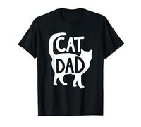 Best Cat Dad Fathers Day Men Kitty Daddy Papa Christmas Meow T-Shirt