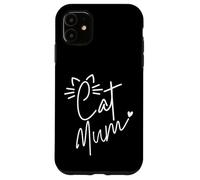 Best Cat Mum In The World Ever Feline Cute Ears & Whiskers Case for iPhone 11