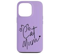 Best Cat Mum In The World Ever Feline Cute Ears & Whiskers Case for iPhone 13 Pro