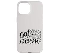Best Cat Mum In The World Ever Love Kittie Face For Cats Case for iPhone 15