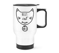 Best Cat Mum Travel Mug Cup with Handle