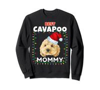 Best Cavapoo Mommy Christmas Party Festive Dog Family cute Sweatshirt