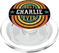 Best Charlie Ever - Funny Charlie Name PopSockets PopGrip for MagSafe