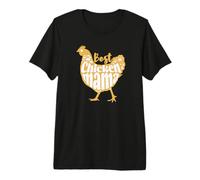 Best Chicken Momma Homesteading Urban Backyard Farming Premium T-Shirt