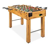 Best Choice Products 48in Competition Sized Foosball Table, Arcade Table Soccer for Home, Game Room, Arcade w/ 2 Balls, 2 Cup Holders - Light Brown