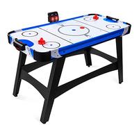 Best Choice Products 58in Mid-Size Arcade Style Air Hockey Table for Game Room, Home, Office w/ 2 Pucks, 2 Pushers, Digital LED Score Board, Powerful 12V Motor, Carrying Bag