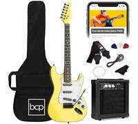 Best Choice Products 99" Beginner Electric Guitar Starter Kit with Bag, Strap, 10W Amplifier, Strings, Pick, Tremolo Bar, Color