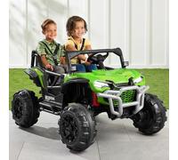 Best Choice Products Kids 24V 2-Seater Electric Ride On UTV Officially Licensed Honda Talon w/Parent Control, LED Lights, Bluetooth - Lime Green