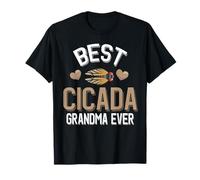 Best Cicada Grandma Ever Cute Cicada with Hearts T-Shirt