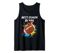 Best Coach By Par Game Day American Football Coach Tank Top