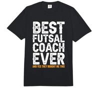 Best Coach Ever and Bought Me This - Futsal Coach Comfort Colors Adult Heavyweight T-Shirt
