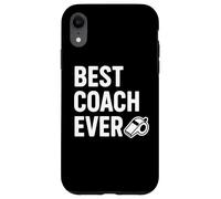 Best Coach Ever Motivational Sports Leadership Case for iPhone XR