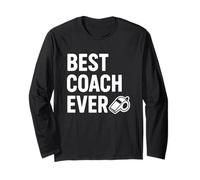 Best Coach Ever Motivational Sports Leadership Long Sleeve T-Shirt