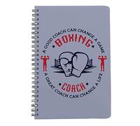 Best Coach Gift, Boxing Coach Gift, A Good Coach Can Change a Life, Boxing Game Gift, Christmas, Boxer Gift A5 Notebook, Personal Diary, Blank Diary.