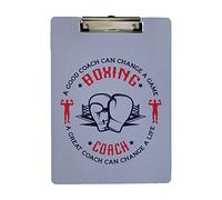 Best Coach Gift, Boxing Coach Gift, A Good Coach Can Change a Life, Boxing Game Gift Christmas Clip Board MDF-Hardboard.