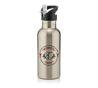 Best Coach Gift, Boxing Coach Gift, A Good Coach Can Change a Life, Boxing Game Gift Christmas Stainless Steel 600ml Water Bottle with Straw. (Silver)